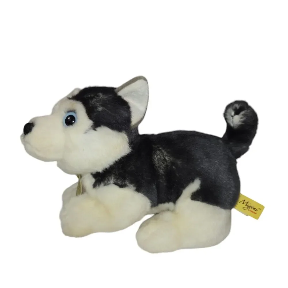 Aurora‎ Miyoni Tots Plush Husky Puppy Dog Stuffed Animal Blue Eyes Realistic